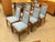 Set of Six Teak Framed & Upholstered High Back Dining Chairs by G-Plan, UK c.1960 Mid Century Modern - Newly Reupholstered...