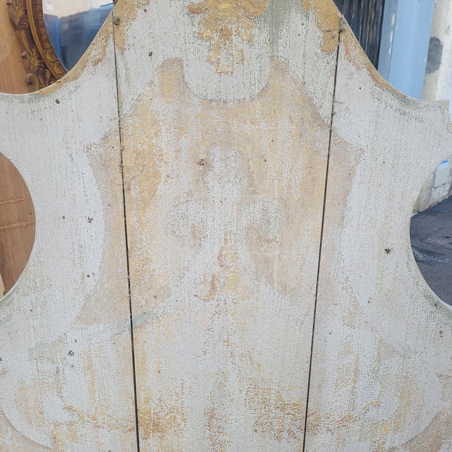 19th Century Wooden Castle Entrance Benches, Italy, Set of 4 For Sale - Image 4 of 18