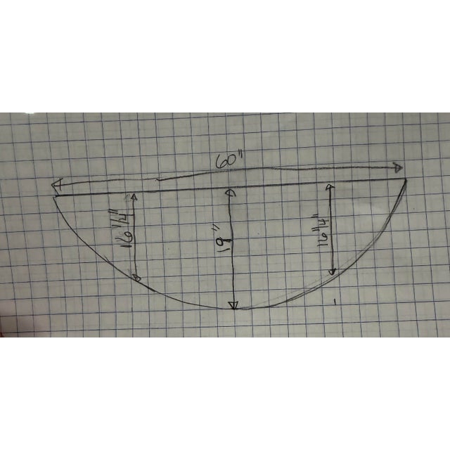 Wood Ethan Allen “Avenue” Collection Demilune Sideboard - Modern Black Cherry. For Sale - Image 7 of 7