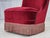 Danish Armchair in Red Furniture Velour and Beech Wood Legs, 1960s For Sale - Image 17 of 18