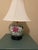 This is such a gorgeous lamp! Adds a pretty pop of color to your home. Gorgeous rosewood base, deep rose pink peony ginger...
