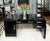 Black Vintage Art Deco Desk in Black, 1930 For Sale - Image 8 of 12