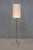 Mid-Century Modern Swedish Modern Floor Lamp in Brass and Cream Silk Shade from FMK Belysning, Sweden, 1950s For Sale - Image 3 of 10