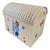 Textile Whimsical Hand-Painted Raffia Anthropomorphic Cat Motif Toy Box For Sale - Image 7 of 12