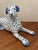 Charming vintage **Andrea by Sadek** dog figurine featuring the beloved **Fishnet Blue & White** pattern. Beautifully...