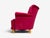Swedish Cabinetmaker, Lounge Chairs, Red Velvet, Lacquered Wood, Sweden, 1940s For Sale - Image 11 of 13