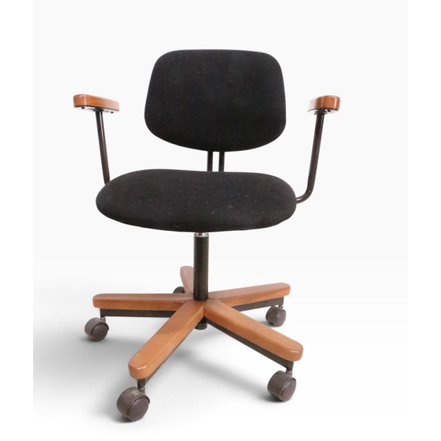 Nice vintage swivel desk chair, drafting stool, in very good original, clean and ready to use condition, by Hon, circa...