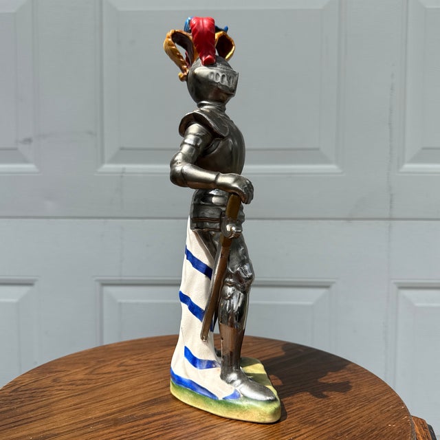 The Vintage Knight In Shining Armor Porcelain Statue by Andrea / Sadek of Japan is a beautifully crafted collectible...