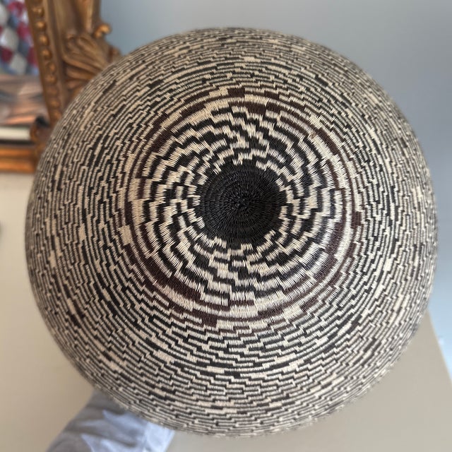 Beautiful 21st Century Wounaan Rainforest Basket For Sale - Image 4 of 8