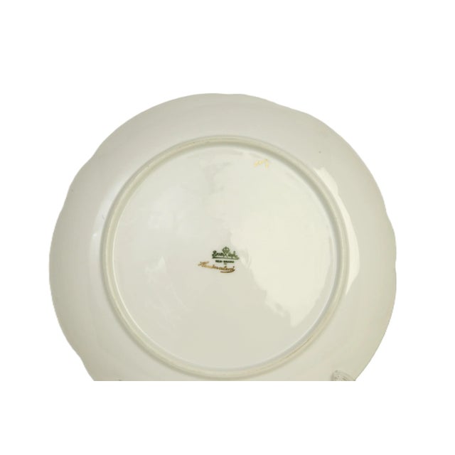 1910s Rosenthal Early 20thC Hand-Painted Dessert Plates, Germany - Set of 3 For Sale - Image 5 of 6