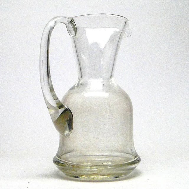 1930s Art Deco Jug from Hortensja Glasswork, Poland, 1930s For Sale - Image 5 of 8