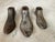 Rustic Early 20th Century Cast Iron Cobbler's Shoe Molds Set of 3 For Sale - Image 3 of 17
