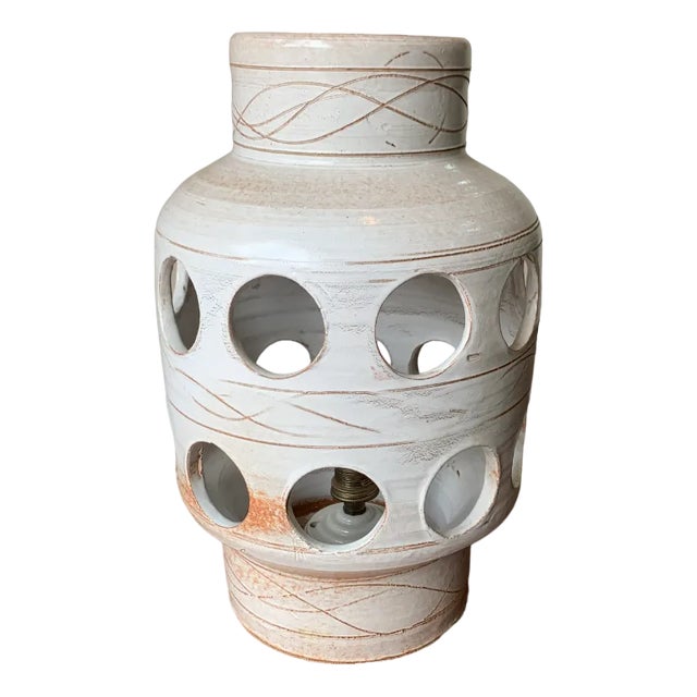 Vintage Ceramic Lamp, 1960 For Sale