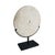 Hand-Carved Indonesian 16-Inch Marble Disk on Metal Stand, Modern Design For Sale In New York - Image 6 of 16