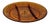 Mid-Century Modern Indiana Amber Glass Relish Platter For Sale