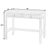 Transitional Lark 40 in. W Rectangular Wood 2 Drawer Writing Desk, Washed Black For Sale - Image 3 of 8