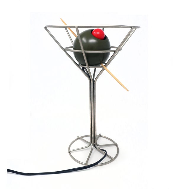1980s Postmodern Martini Lamp by David Krys For Sale - Image 5 of 8