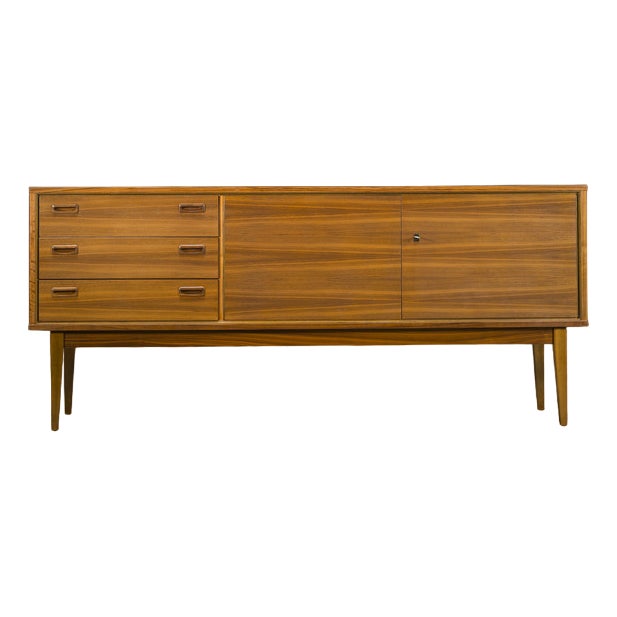Vintage Walnut Sideboard, 1960s For Sale