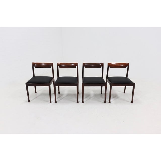 Vintage Danish Rosewood Dining Chairs, 1960s, Set of 4 For Sale - Image 10 of 15