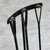 Mid Century Modern Fireplace Tool Modernist Cast Iron Black MCM Vintage Wood For Sale - Image 4 of 9
