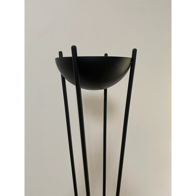 Post Modern Black Floor Lamps by Koch & Lowy - a Pair For Sale In Los Angeles - Image 6 of 11