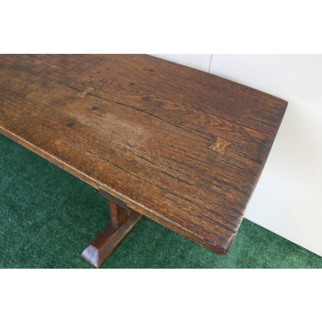 Early 19th-Century American Country Console Table For Sale In Los Angeles - Image 6 of 12