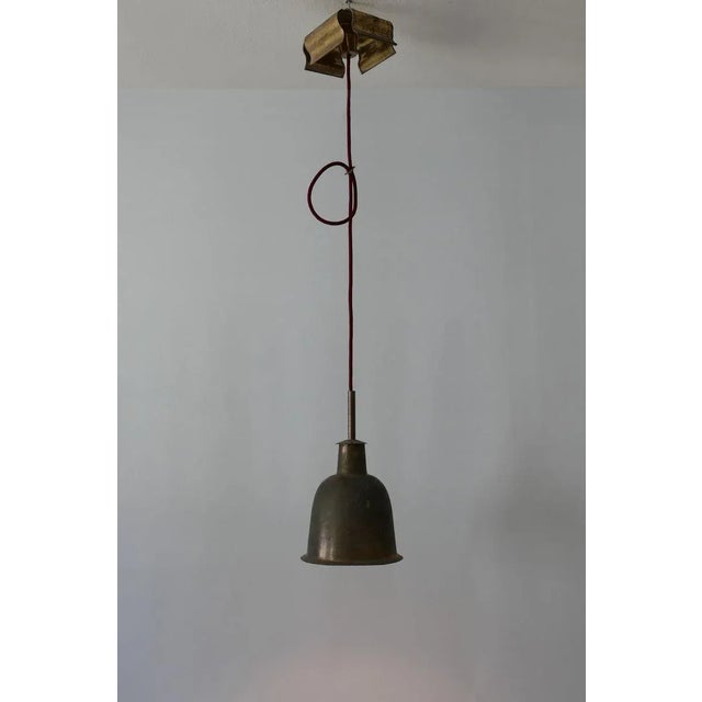 Mid-Century Modern Brass Church Pendant Lamp, Germany, 1950s For Sale - Image 6 of 18