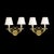 This exquisite pair of Art Deco sconces by the legendary French designer Jules Leleu, crafted circa 1940, epitomizes the...