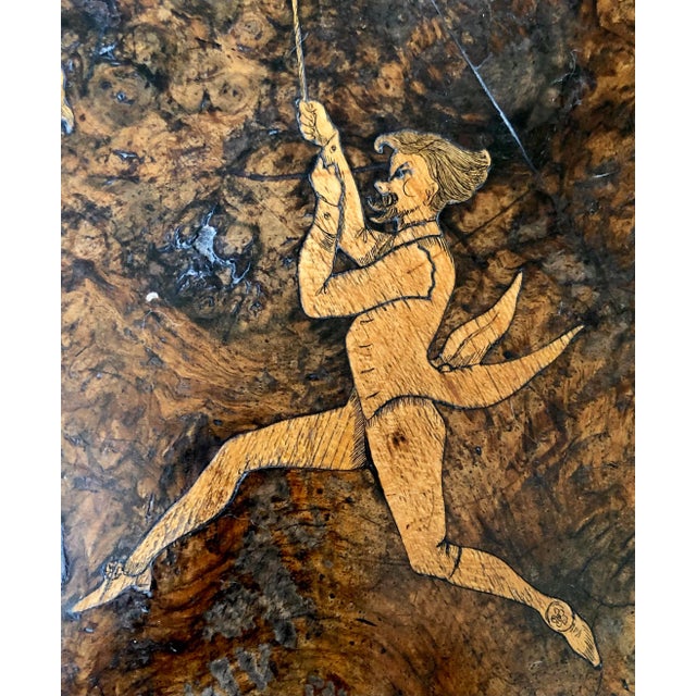 Continental Marquetry Side Table For Sale In San Francisco - Image 6 of 13