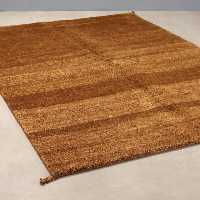 Beige Gabbeh Rug in Wool, India For Sale - Image 8 of 8
