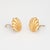 Finely detailed pair of vintage Tiffany & Co shell earrings crafted in 18k yellow gold (circa 1970s to 1980s). The stylish...