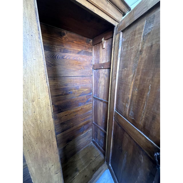 Charles X Wardrobe in Walnut For Sale - Image 11 of 17