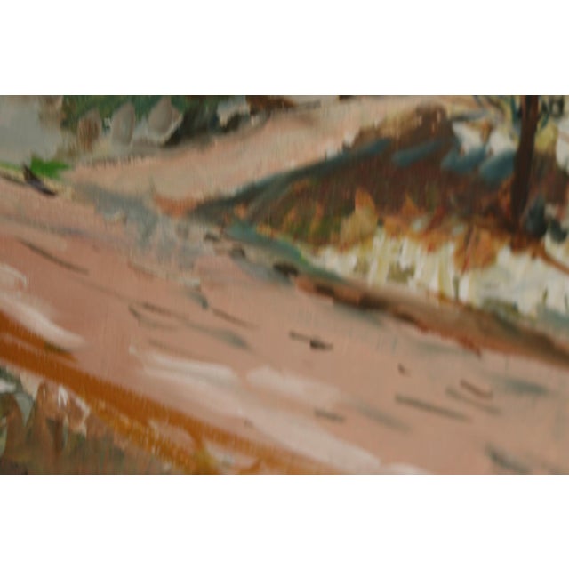 Budde Nielsen, Swedish Landscape, 1960s, Oil on Canvas, Framed For Sale - Image 7 of 17