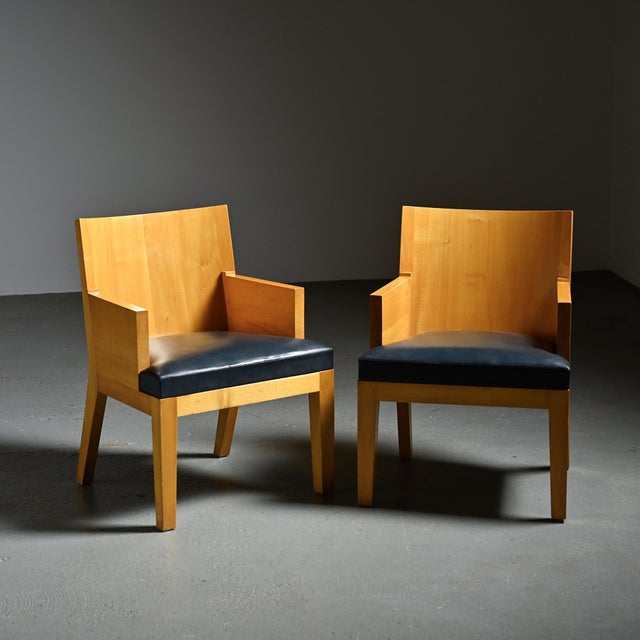 Stall Armchairs by Christian Liaigre, 1990, Set of 2 For Sale - Image 16 of 16