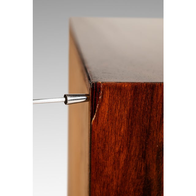 Restored Danish Modern Cabinet / Buffet / Credenza in Rosewood by Carlo Jensen for Hundevad and Co., Denmark, C. 1960s For Sale - Image 17 of 18