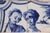 Baroque 19th Century Set of Four Tiles Depicting a Couple, Portuguese For Sale - Image 3 of 10