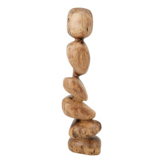 Abstract Sculpture in Walnut by Logniture For Sale