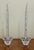 Vintage Lucite Silver Flake Candle Tapers - A Pair For Sale - Image 4 of 6