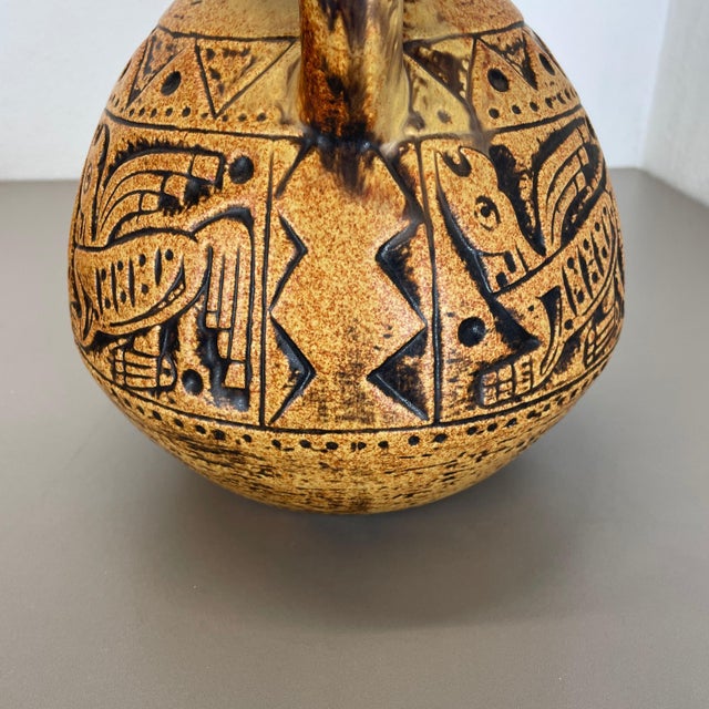 fatlava jasba 花瓶 Fat Lava -Jasba--Yellow | Fat Lava & German Art Pottery