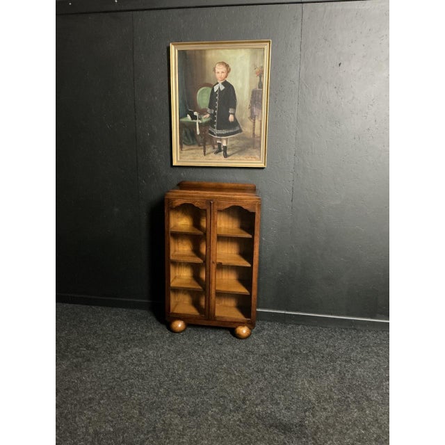 Art Deco Oak Bookcase, 1935 For Sale - Image 6 of 8