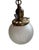 What a charming light for an entryway, down a hallway or in any space that needs charming character. Frosted wheelcut...