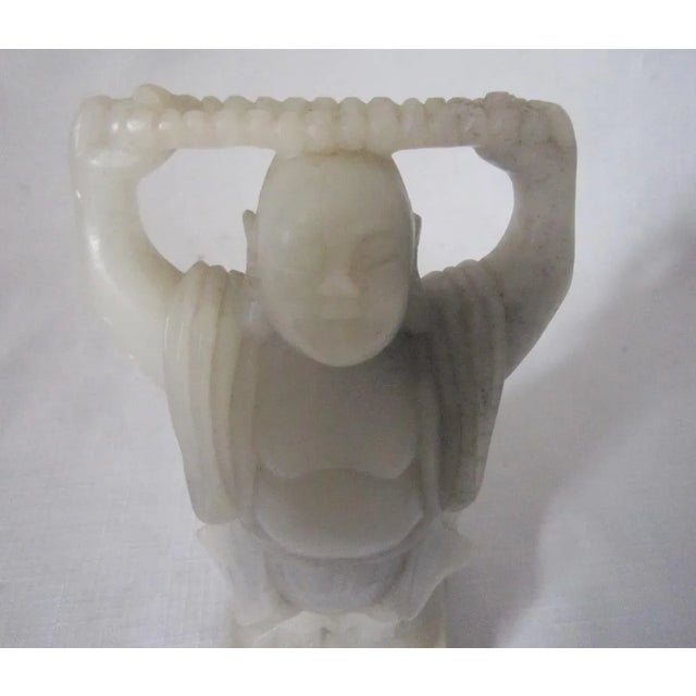 Stone 1940s Chinese Immortal Figure For Sale - Image 7 of 8