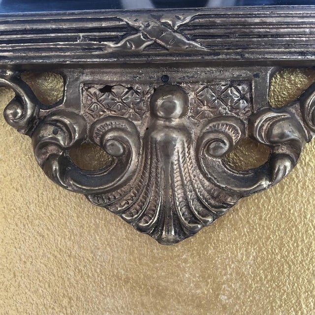 20th Century Baroque Mirror in Brass, Italy For Sale - Image 11 of 18