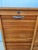 Oak Double Column Curtain Filing Cabinet, 1950s For Sale - Image 9 of 18