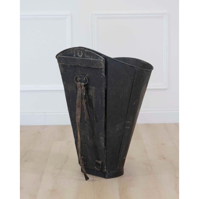Mid 20th Century French 20th Century Painted Grape-Picking Hod For Sale - Image 5 of 7