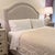 Textile King Size Rogers & Goffigon Fully Upholstered Bed For Sale - Image 7 of 15