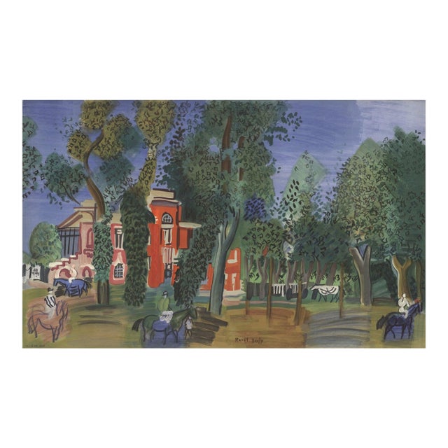 Raoul Dufy Paddock-deauville, 1960 For Sale