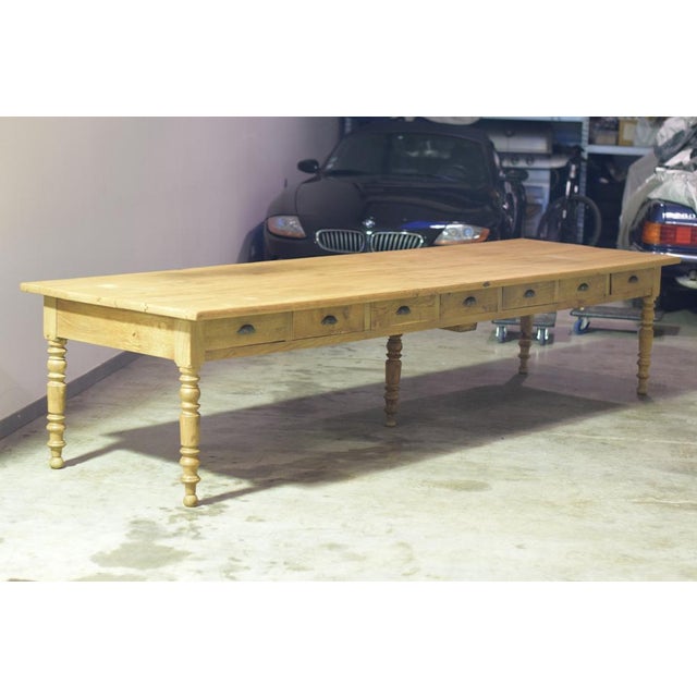 Vintage Oak Passing Table, 1950s For Sale - Image 18 of 18