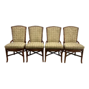 McGuire Style LaCor California Contemporary Bamboo Dining Chairs - Set of 4