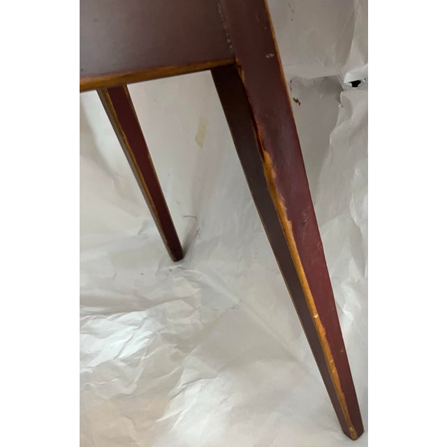 1990s Pine Planks Table / Stand With Tapered Legs For Sale - Image 9 of 10